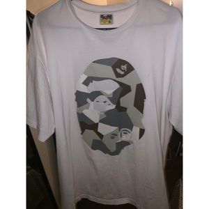 Bathing ape Big ape head tee